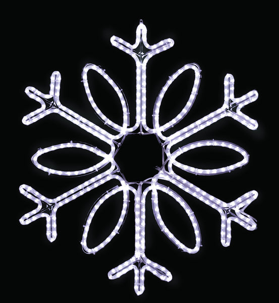 36" Hanging Single Loop Snowflake | All American Christmas Co