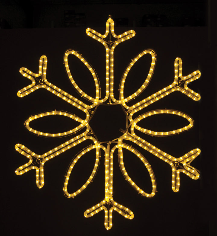 36" Hanging Single Loop Snowflake | All American Christmas Co