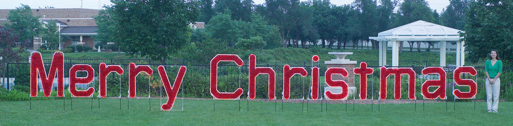 Large Merry Christmas Sign | All American Christmas Co