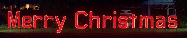 Large Merry Christmas Sign | All American Christmas Co
