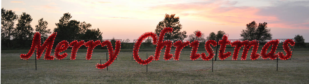 Commercial Merry Christmas Sign | All American Christmas Co