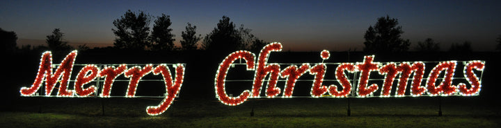 Commercial Merry Christmas Sign | All American Christmas Co