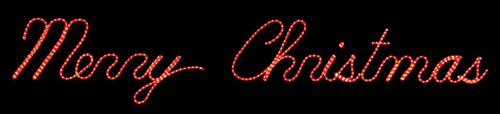Merry Christmas Script Sign | All American Christmas Co