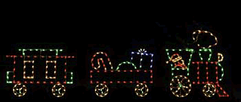 Train Set  - 3 Car - Animated | All American Christmas Co