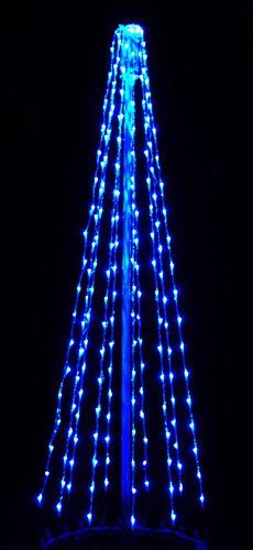 Blue 6' 3D Tree - Steady Burn | All American Christmas Co