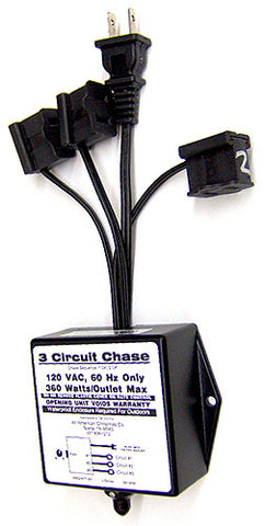 3 Circuit Chasing Controller - 3 Amp | All American Christmas Co