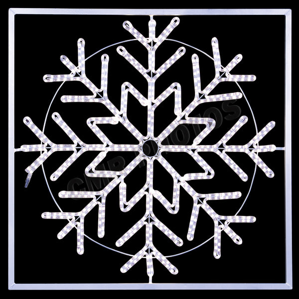 48" LED Snowflake | All American Christmas Co