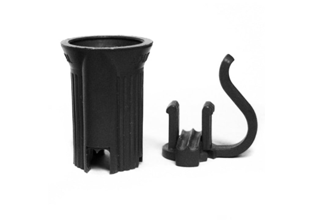 Black C7 Replacement Sockets | SPT-2 | Christmas Lights