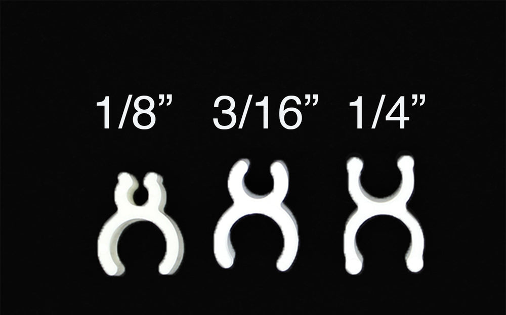 3/16" Mini Light Sculpture Clips - 100 Pack - Black | All American Christmas Co