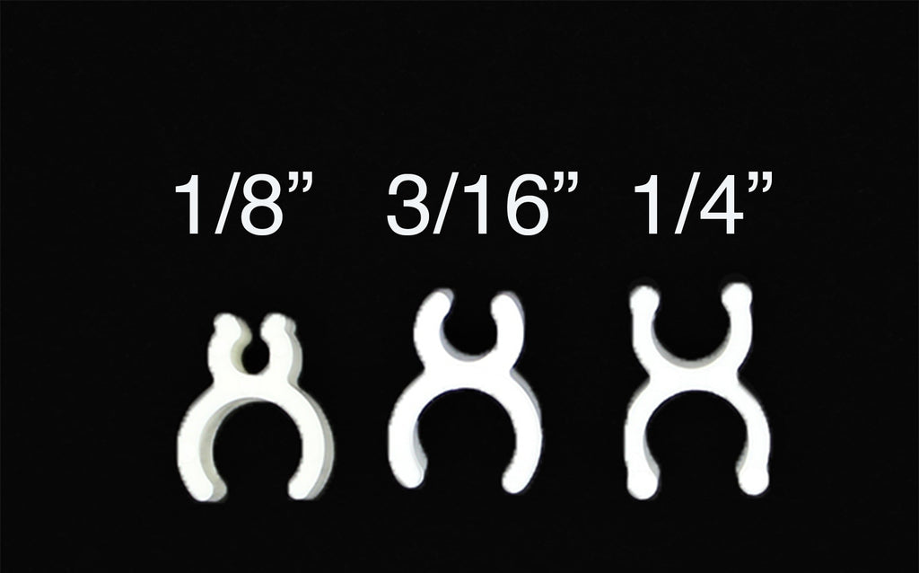 Black 1/4" Mini Light Sculpture Clips Christmas Lights