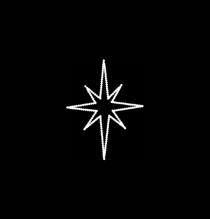 Small Nativity Star - Hanging