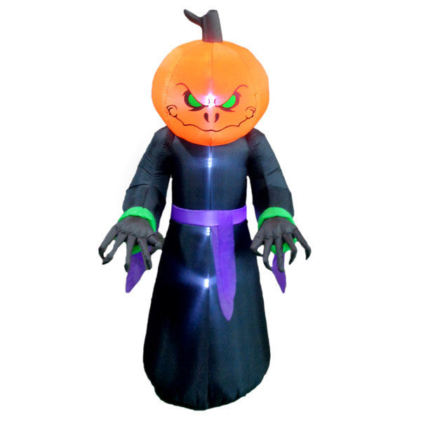 Scary Pumpkin Monster Man Inflatable | All American Christmas Co