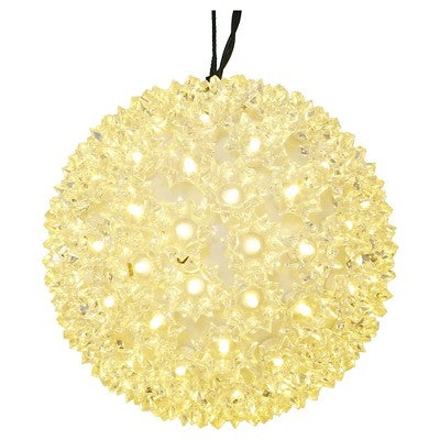 LED Starlight Sphere - 7.5 Inch - 100 Count - Warm White | All American Christmas Co