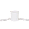 White Commercial Nylon Socket Spool - E-12 - 12" Spacing