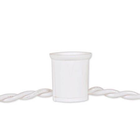 White Commercial Nylon Socket Spool - E-26 - 15" Spacing