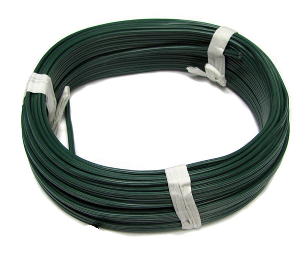 Green Cotton Wire - 18 gauge