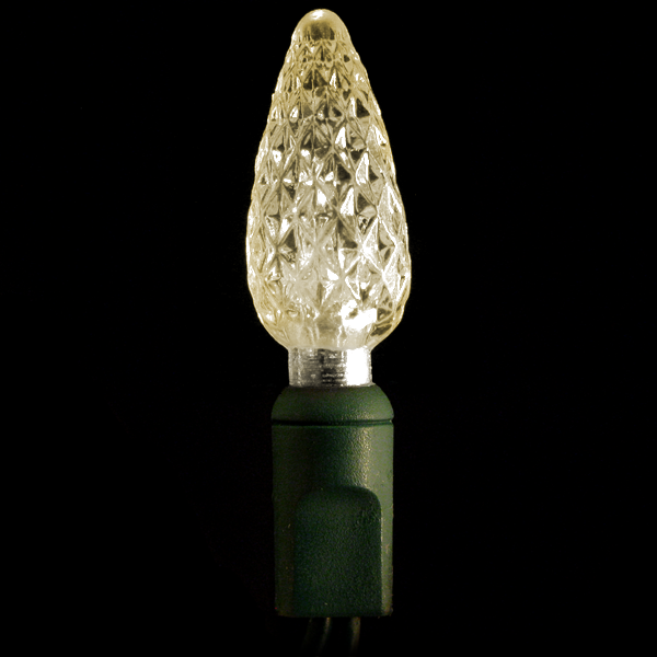 C6 LED Lights - 35 count - Warm White | All American Christmas Co