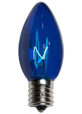 C9 Twinkle Lights - Blue - 25 Pack | All American Christmas Co
