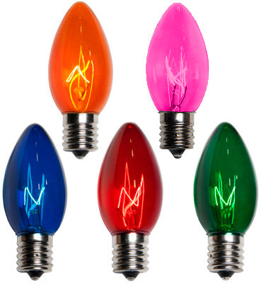 C9 Twinkle Lights - Multi - 25 Pack | All American Christmas Co