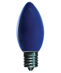 C9 Opaque Lights - Blue - 25 Pack | All American Christmas Co