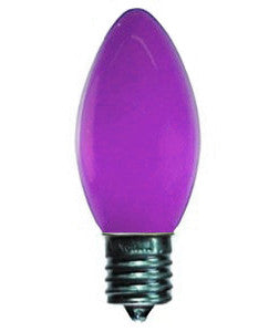 C9 Opaque Lights - Purple - 25 Pack | All American Christmas Co