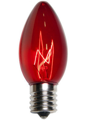 C9 Twinkle Lights - Red - 25 Pack | All American Christmas Co
