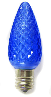 C9 LED Twinkle Bulbs - Blue - 25 Pack | All American Christmas Co
