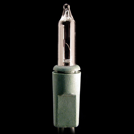 Commercial 150 Count Mini Lights - Clear Bulbs - Green Wire - Case of 6 | All American Christmas Co