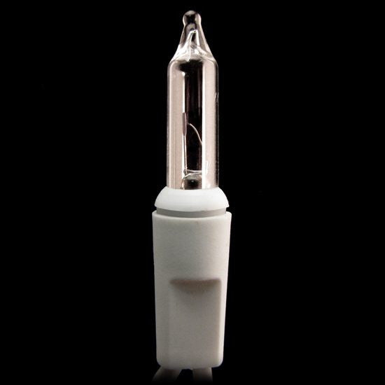 10 Count Craft Christmas Lights - Clear Bulbs - White Wire | All American Christmas Co