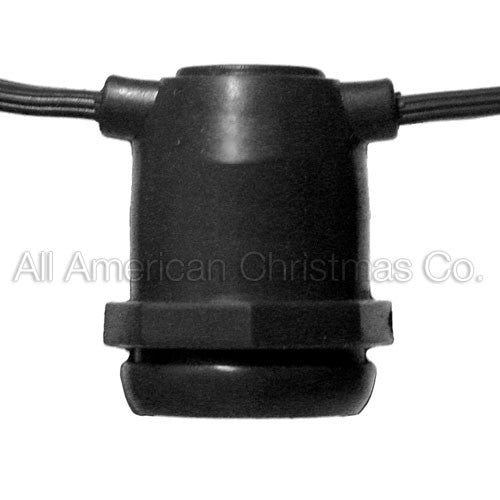 100' Commercial Light Spool - E-17 Molded Sockets | All American Christmas Co