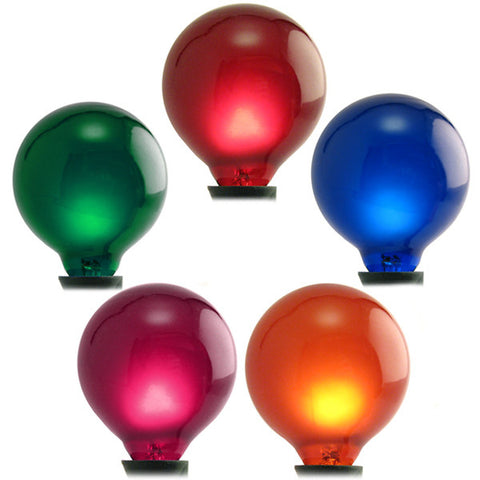 G50 Patio Lights - E-12 - Multi - 25 Pack | All American Christmas Co