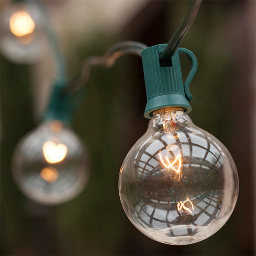 Commercial Patio Light String - G50 - E17 Base | All American Christmas Co