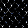 M5 LED Net Lights - 100 Count - Pure White -  White Wire | All American Christmas Co