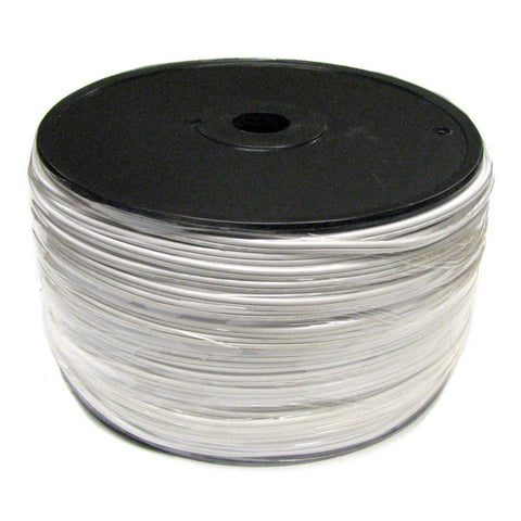 1000' Bulk Wire Spool - White Wire - SPT-2 | All American Christmas Co